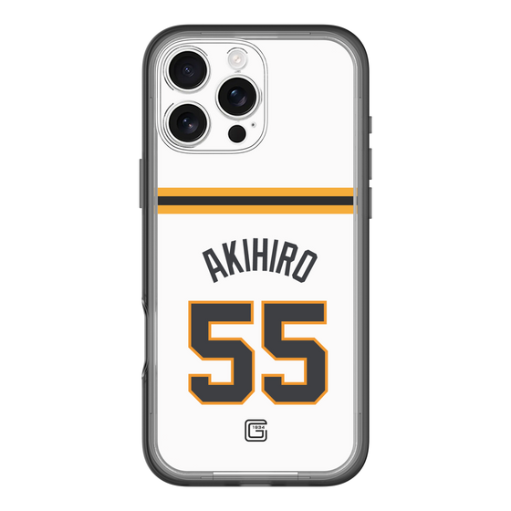スリムプロテクションプレミアムケース［ 読売ジャイアンツ - #55 AKIHIRO - ホーム ］