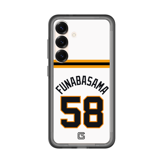スリムプロテクションプレミアムケース［ 読売ジャイアンツ - #58 FUNABASAMA - ホーム ］