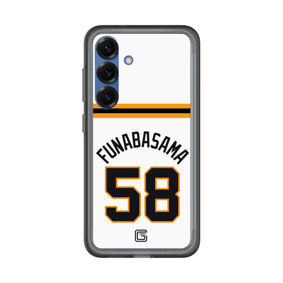 スリムプロテクションプレミアムケース［ 読売ジャイアンツ - #58 FUNABASAMA - ホーム ］