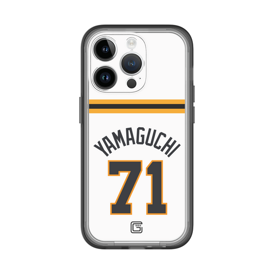スリムプロテクションプレミアムケース［ 読売ジャイアンツ - #71 YAMAGUCHI - ホーム ］