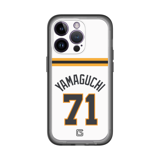 スリムプロテクションプレミアムケース［ 読売ジャイアンツ - #71 YAMAGUCHI - ホーム ］