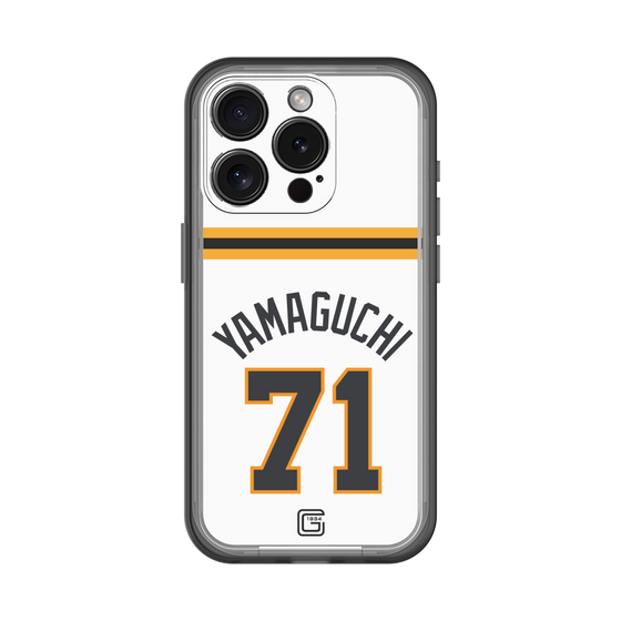 スリムプロテクションプレミアムケース［ 読売ジャイアンツ - #71 YAMAGUCHI - ホーム ］