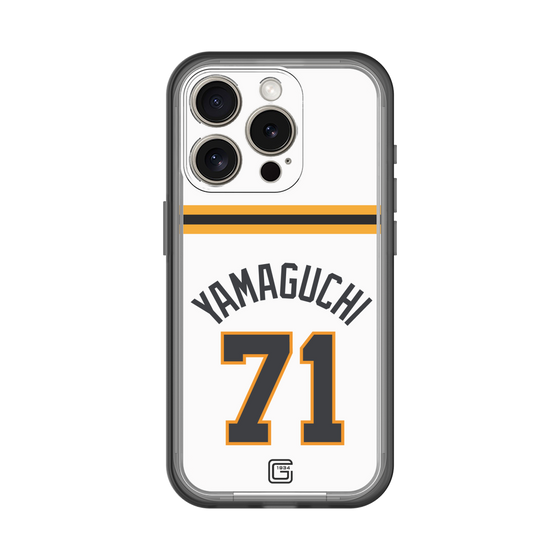 スリムプロテクションプレミアムケース［ 読売ジャイアンツ - #71 YAMAGUCHI - ホーム ］