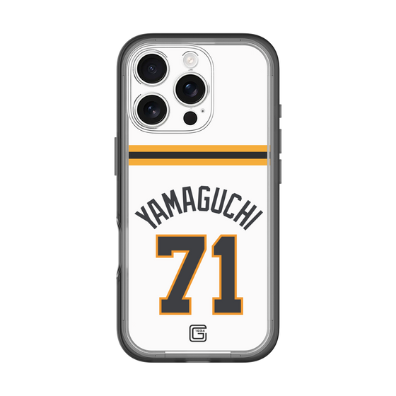 スリムプロテクションプレミアムケース［ 読売ジャイアンツ - #71 YAMAGUCHI - ホーム ］