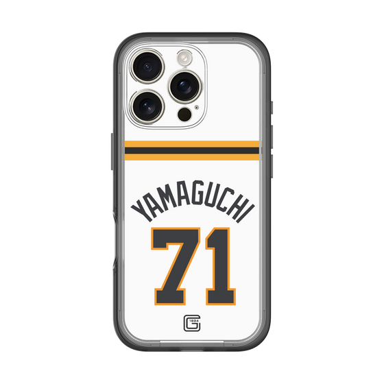 スリムプロテクションプレミアムケース［ 読売ジャイアンツ - #71 YAMAGUCHI - ホーム ］