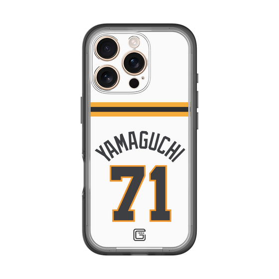 スリムプロテクションプレミアムケース［ 読売ジャイアンツ - #71 YAMAGUCHI - ホーム ］