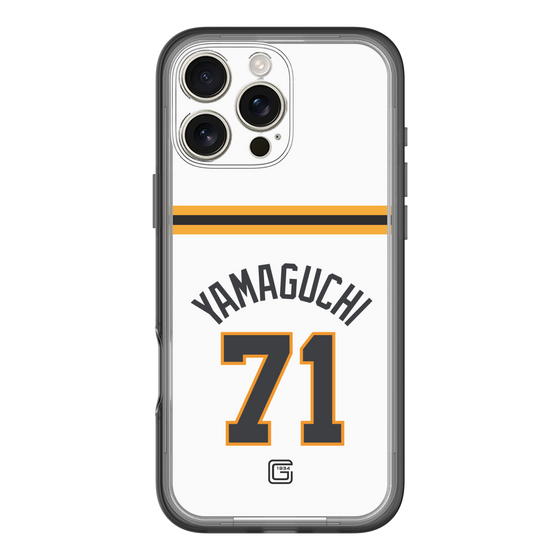 スリムプロテクションプレミアムケース［ 読売ジャイアンツ - #71 YAMAGUCHI - ホーム ］