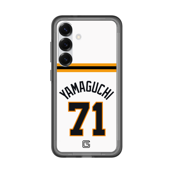 スリムプロテクションプレミアムケース［ 読売ジャイアンツ - #71 YAMAGUCHI - ホーム ］