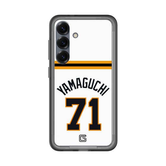 スリムプロテクションプレミアムケース［ 読売ジャイアンツ - #71 YAMAGUCHI - ホーム ］