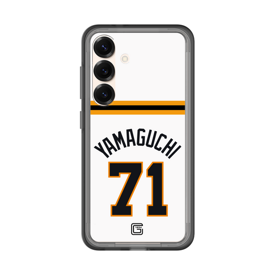 スリムプロテクションプレミアムケース［ 読売ジャイアンツ - #71 YAMAGUCHI - ホーム ］