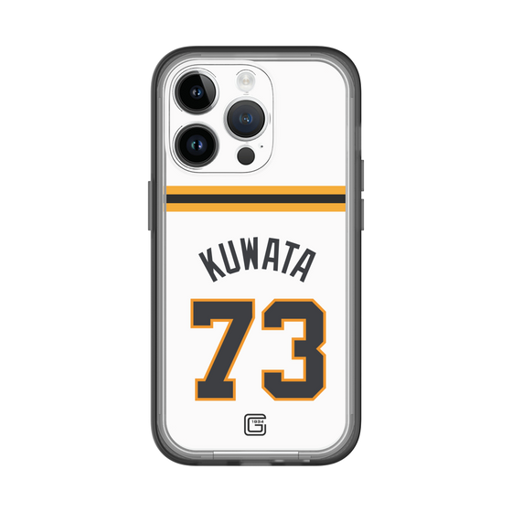 スリムプロテクションプレミアムケース［ 読売ジャイアンツ - #73 KUWATA - ホーム ］