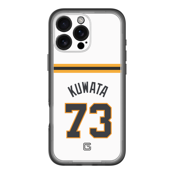 スリムプロテクションプレミアムケース［ 読売ジャイアンツ - #73 KUWATA - ホーム ］