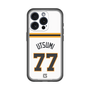 スリムプロテクションプレミアムケース［ 読売ジャイアンツ - #77 UTSUMI - ホーム ］