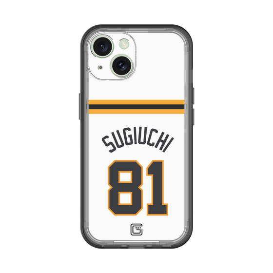 スリムプロテクションプレミアムケース［ 読売ジャイアンツ - #81 SUGIUCHI - ホーム ］