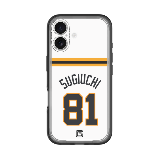 スリムプロテクションプレミアムケース［ 読売ジャイアンツ - #81 SUGIUCHI - ホーム ］