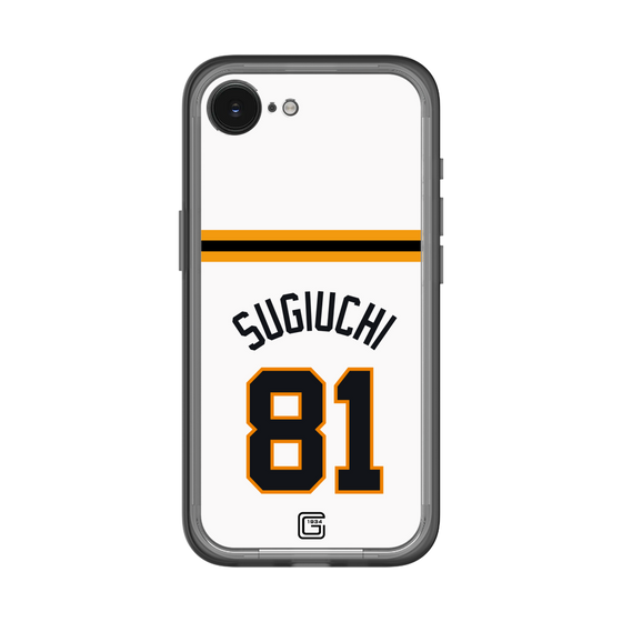 スリムプロテクションプレミアムケース［ 読売ジャイアンツ - #81 SUGIUCHI - ホーム ］