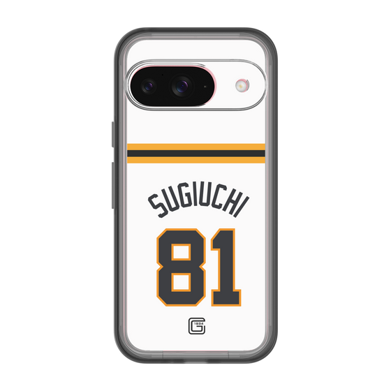 スリムプロテクションプレミアムケース［ 読売ジャイアンツ - #81 SUGIUCHI - ホーム ］