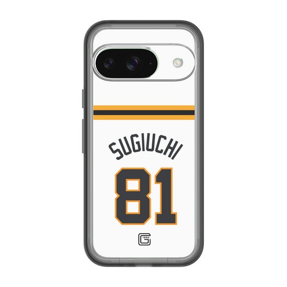 スリムプロテクションプレミアムケース［ 読売ジャイアンツ - #81 SUGIUCHI - ホーム ］