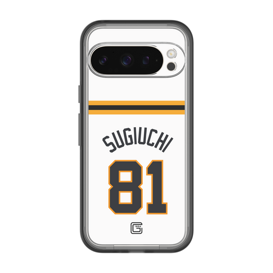 スリムプロテクションプレミアムケース［ 読売ジャイアンツ - #81 SUGIUCHI - ホーム ］