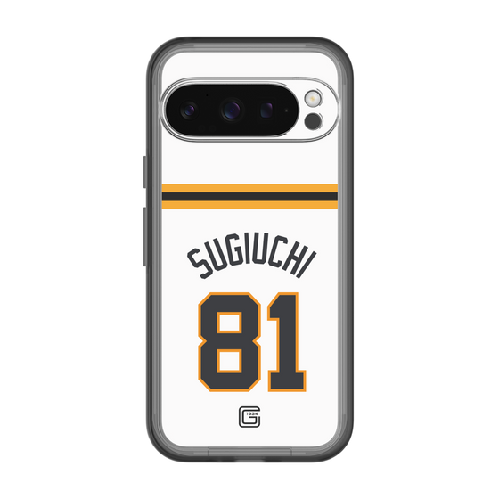 スリムプロテクションプレミアムケース［ 読売ジャイアンツ - #81 SUGIUCHI - ホーム ］