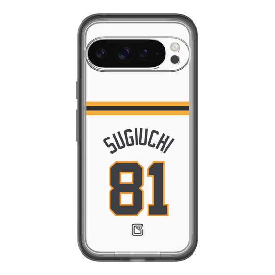 スリムプロテクションプレミアムケース［ 読売ジャイアンツ - #81 SUGIUCHI - ホーム ］