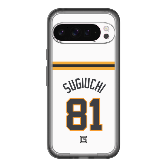 スリムプロテクションプレミアムケース［ 読売ジャイアンツ - #81 SUGIUCHI - ホーム ］