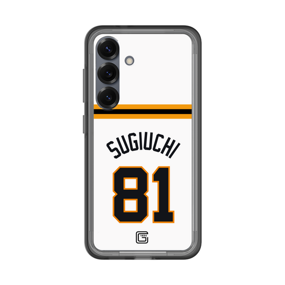 スリムプロテクションプレミアムケース［ 読売ジャイアンツ - #81 SUGIUCHI - ホーム ］