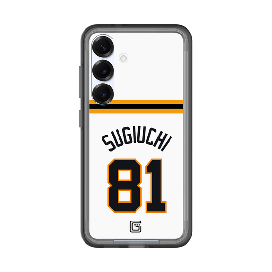 スリムプロテクションプレミアムケース［ 読売ジャイアンツ - #81 SUGIUCHI - ホーム ］