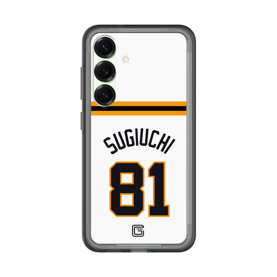 スリムプロテクションプレミアムケース［ 読売ジャイアンツ - #81 SUGIUCHI - ホーム ］