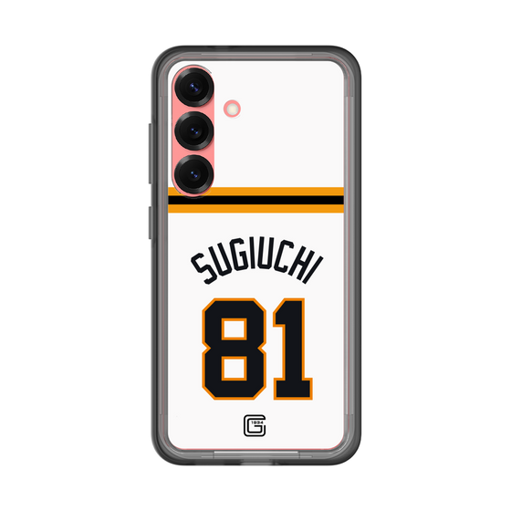 スリムプロテクションプレミアムケース［ 読売ジャイアンツ - #81 SUGIUCHI - ホーム ］