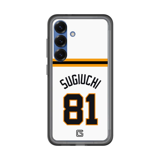 スリムプロテクションプレミアムケース［ 読売ジャイアンツ - #81 SUGIUCHI - ホーム ］