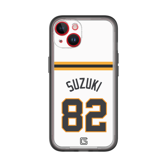 スリムプロテクションプレミアムケース［ 読売ジャイアンツ - #82 SUZUKI - ホーム ］