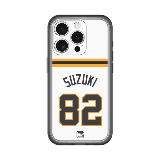 スリムプロテクションプレミアムケース［ 読売ジャイアンツ - #82 SUZUKI - ホーム ］