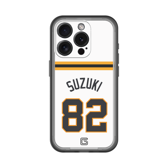 スリムプロテクションプレミアムケース［ 読売ジャイアンツ - #82 SUZUKI - ホーム ］