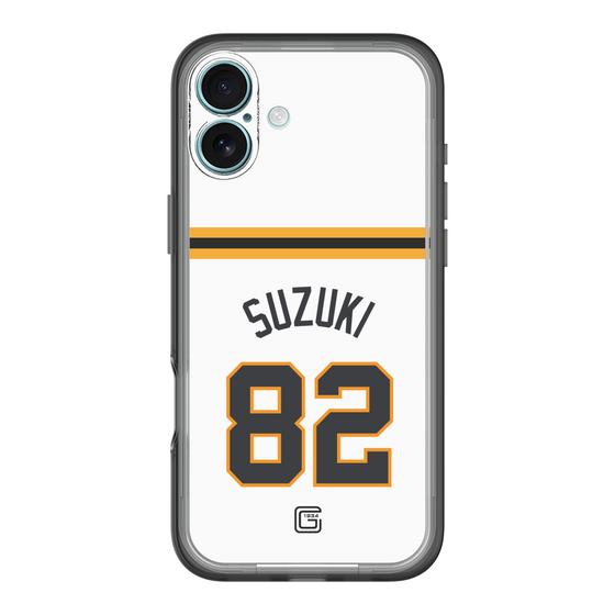 スリムプロテクションプレミアムケース［ 読売ジャイアンツ - #82 SUZUKI - ホーム ］