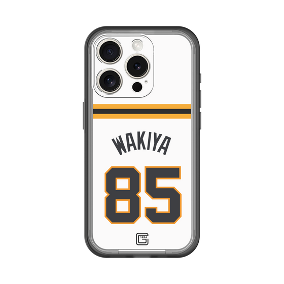 スリムプロテクションプレミアムケース［ 読売ジャイアンツ - #85 WAKIYA - ホーム ］