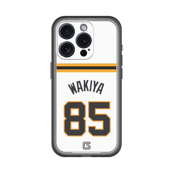 スリムプロテクションプレミアムケース［ 読売ジャイアンツ - #85 WAKIYA - ホーム ］