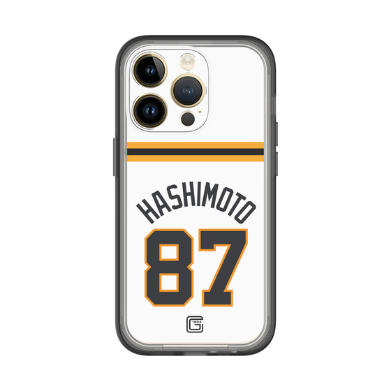 スリムプロテクションプレミアムケース［ 読売ジャイアンツ - #87 HASHIMOTO - ホーム ］