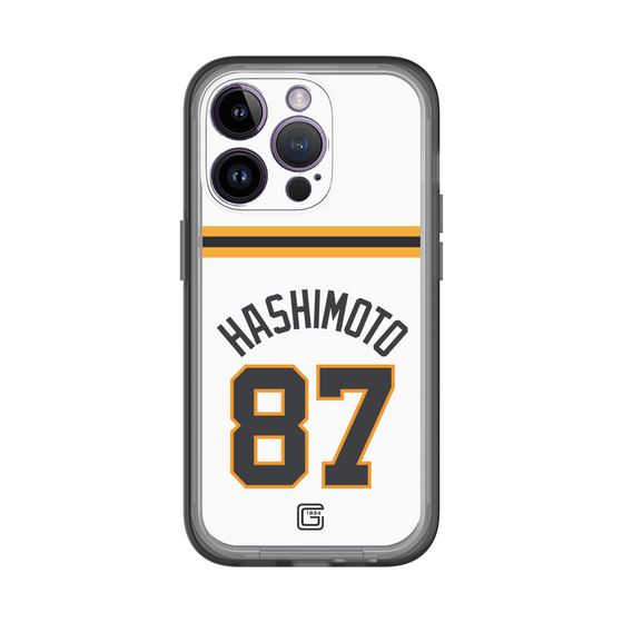 スリムプロテクションプレミアムケース［ 読売ジャイアンツ - #87 HASHIMOTO - ホーム ］