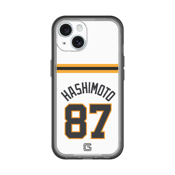 スリムプロテクションプレミアムケース［ 読売ジャイアンツ - #87 HASHIMOTO - ホーム ］