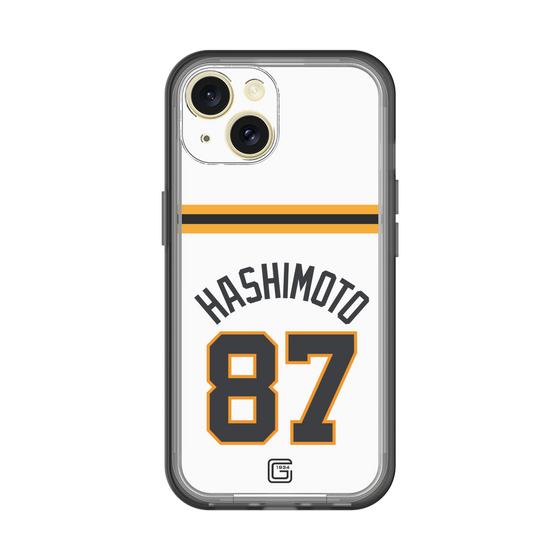 スリムプロテクションプレミアムケース［ 読売ジャイアンツ - #87 HASHIMOTO - ホーム ］