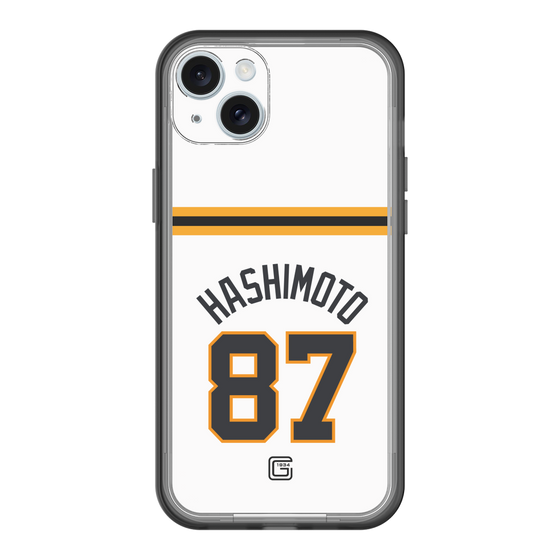 スリムプロテクションプレミアムケース［ 読売ジャイアンツ - #87 HASHIMOTO - ホーム ］