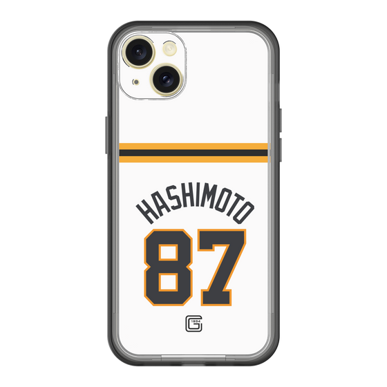 スリムプロテクションプレミアムケース［ 読売ジャイアンツ - #87 HASHIMOTO - ホーム ］