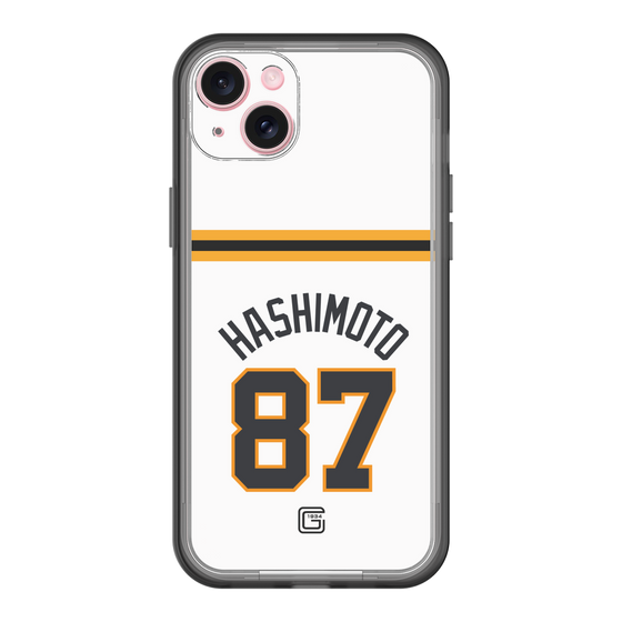 スリムプロテクションプレミアムケース［ 読売ジャイアンツ - #87 HASHIMOTO - ホーム ］