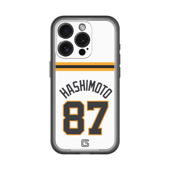 スリムプロテクションプレミアムケース［ 読売ジャイアンツ - #87 HASHIMOTO - ホーム ］