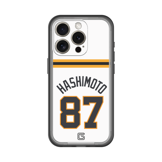 スリムプロテクションプレミアムケース［ 読売ジャイアンツ - #87 HASHIMOTO - ホーム ］