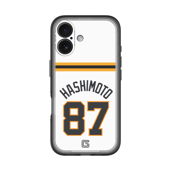 スリムプロテクションプレミアムケース［ 読売ジャイアンツ - #87 HASHIMOTO - ホーム ］
