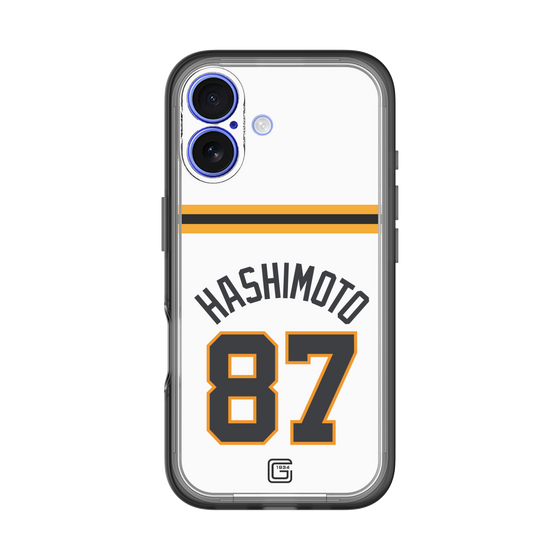 スリムプロテクションプレミアムケース［ 読売ジャイアンツ - #87 HASHIMOTO - ホーム ］