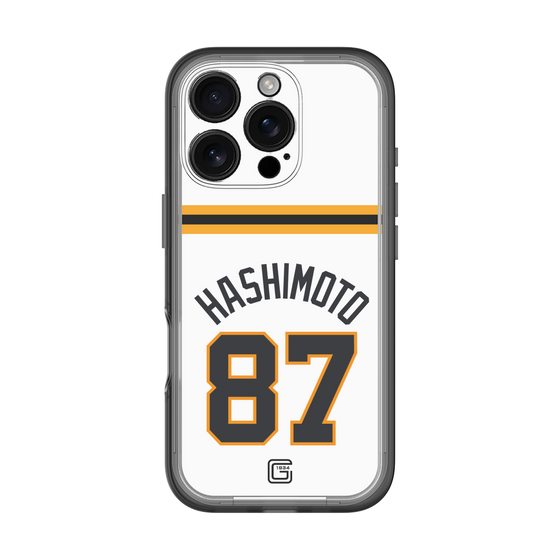 スリムプロテクションプレミアムケース［ 読売ジャイアンツ - #87 HASHIMOTO - ホーム ］