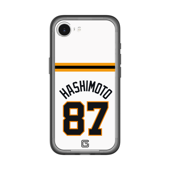 スリムプロテクションプレミアムケース［ 読売ジャイアンツ - #87 HASHIMOTO - ホーム ］
